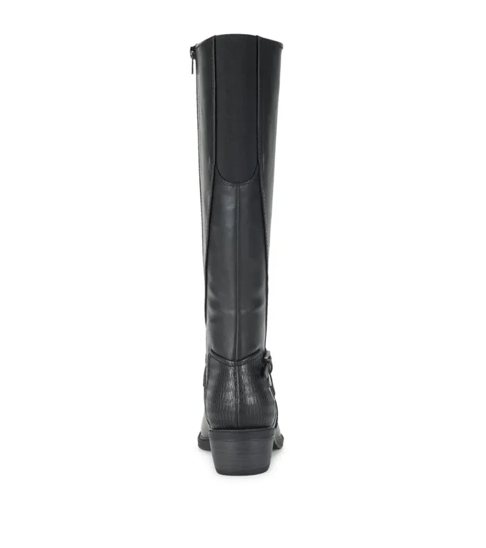 Women Stratford Wide Calf Riding Boot Black Baretraps Wide Calf Boots