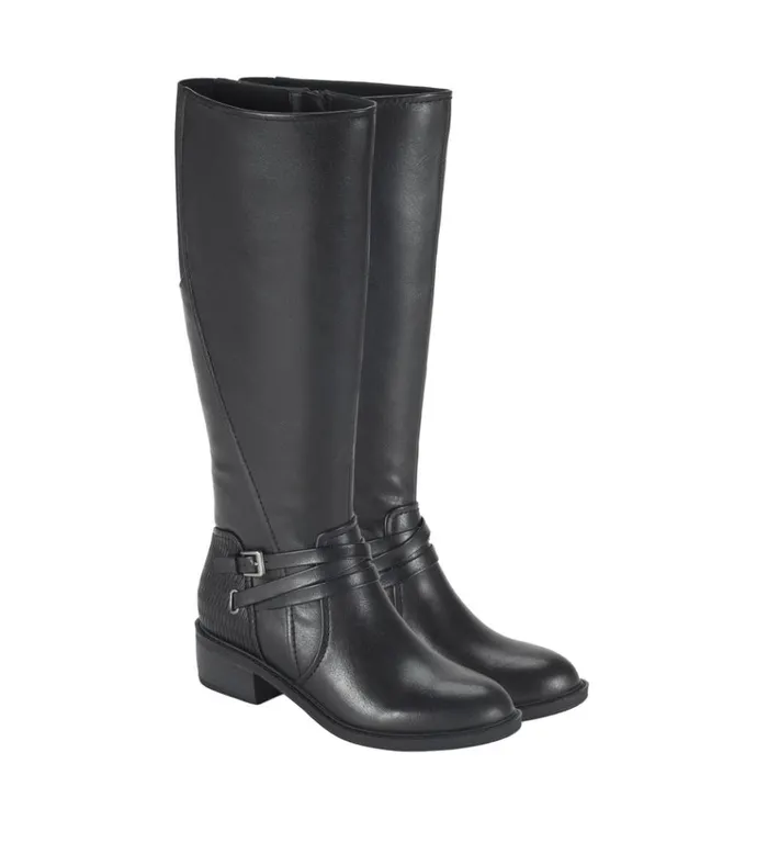 Women Stratford Wide Calf Riding Boot Black Baretraps Wide Calf Boots