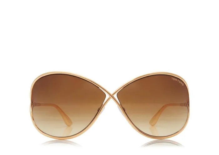 Women SUNGLASSES Tom Ford Miranda Oversized Soft Square Sunglasses Rose Gold