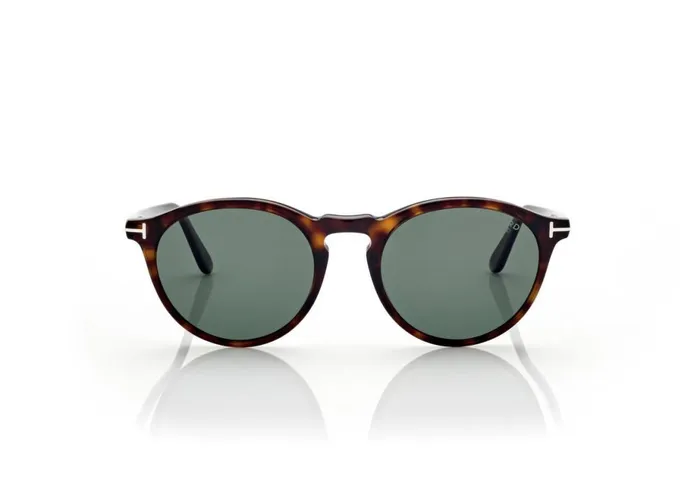 Women SUNGLASSES Tom Ford Polarized Aurele Sunglasses Dark Havana