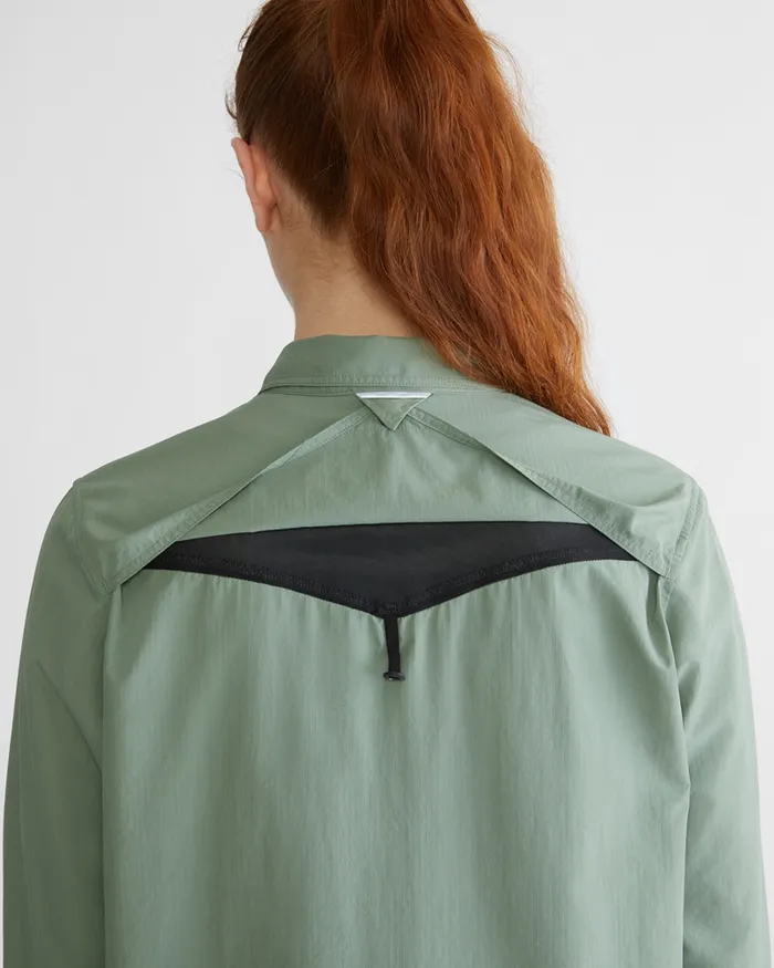 Women Syn Long Sleeve Shirt Green Lake Klttermusen Shirts