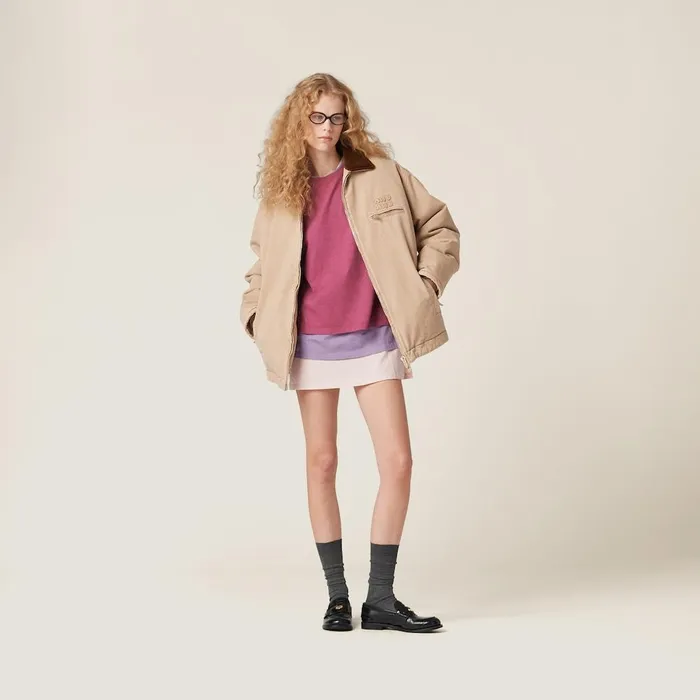 Women TShirts And Sweatshirts Miu Miu Set Of 3 Jersey Tshirts Alabasterlilacmauve Women TShirts And Sweatshirts Miu Miu Set Of 3 Jersey Tshirts Alabasterlilacmauve