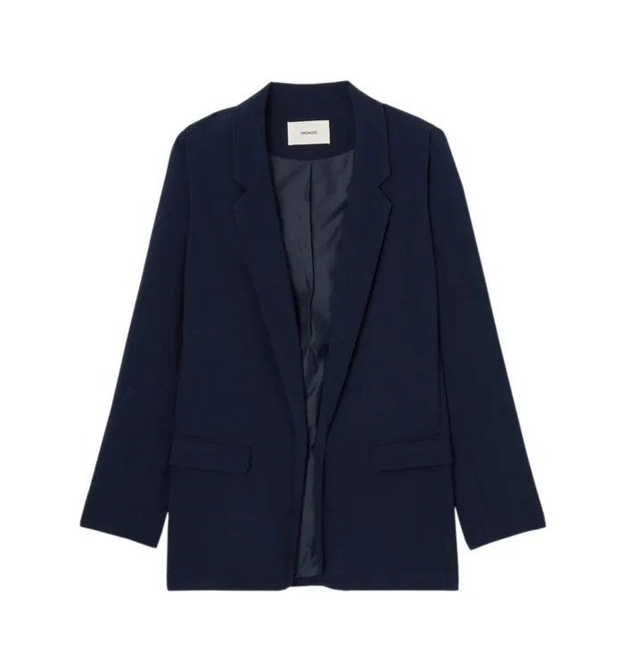 Women Tailored Jacket 8211 Navy Blue Promod Jackets Women Tailored Jacket 8211 Navy Blue Promod Jackets