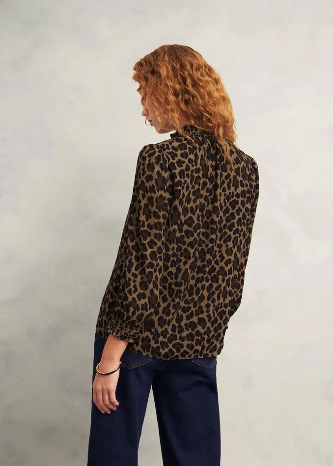 Women Tatiana Blouse Camel Multi Hobbs Tops