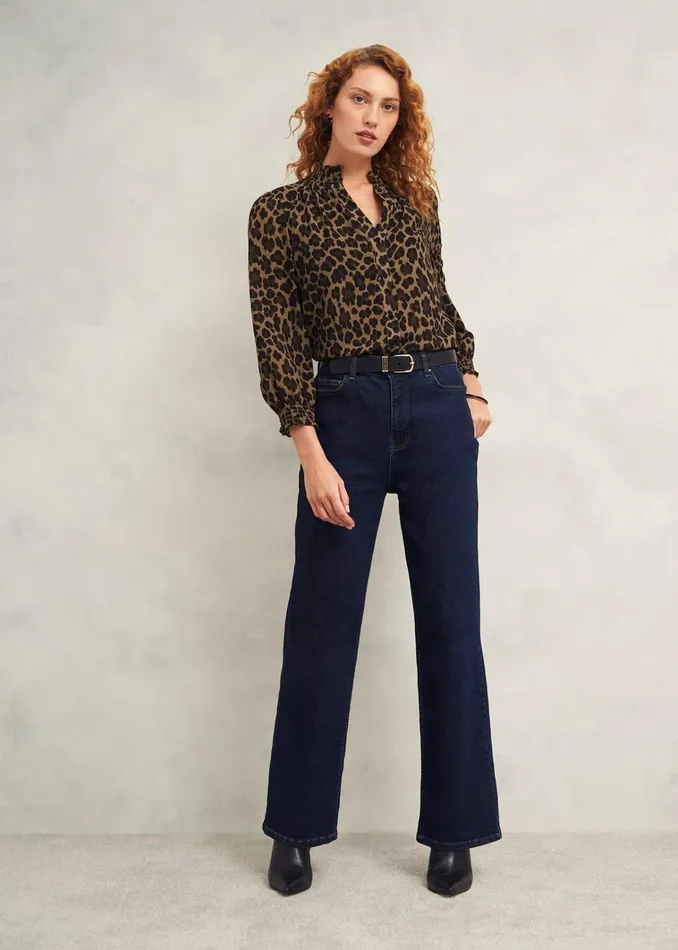Women Tatiana Blouse Camel Multi Hobbs Tops