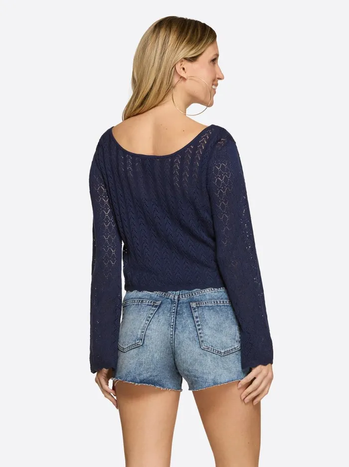 Women Taytum Sweater In Ocean Cavern Jessica Simpson Tops and Tees
