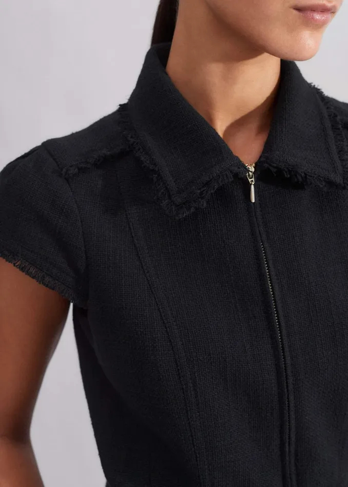 Women Textured Jumpsuit Black MEEM