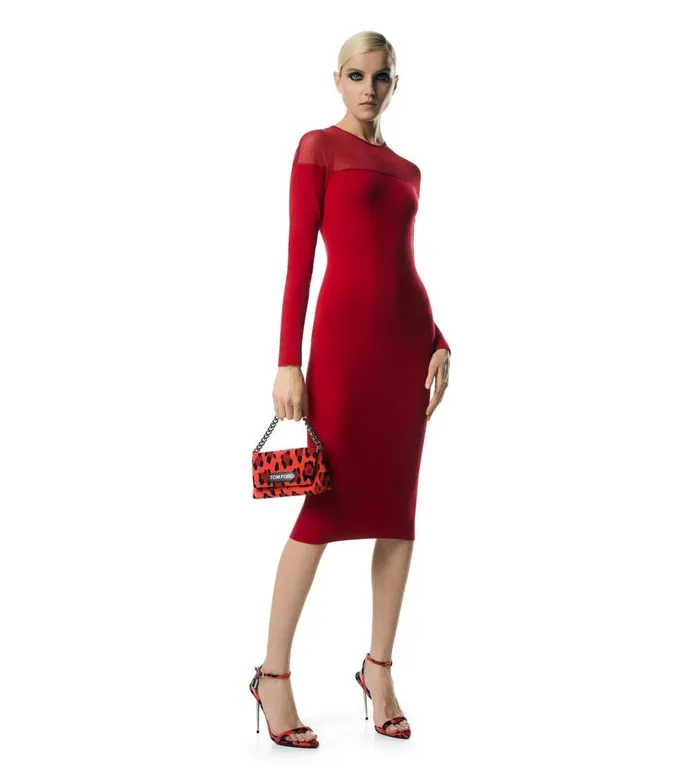 Women The Padlock Tom Ford Leopard Print Velvet Padlock Pointy Naked Sandal Candy Redblack Women The Padlock Tom Ford Leopard Print Velvet Padlock Pointy Naked Sandal Candy Redblack