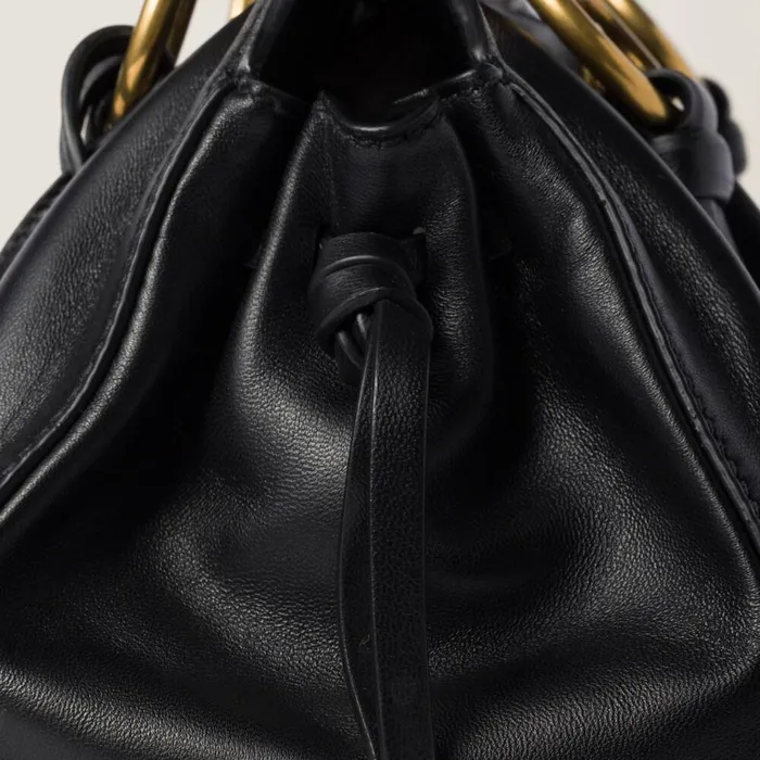 Women Top Handles Miu Miu Joie Nappa Leather Bag Black Women Top Handles Miu Miu Joie Nappa Leather Bag Black
