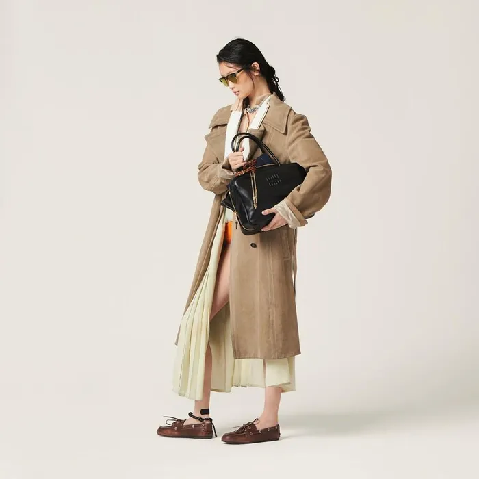 Women Top Handles Miu Miu Leather Beau Bag Black Women Top Handles Miu Miu Leather Beau Bag Black