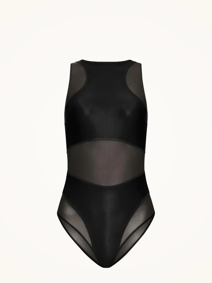 Women Tops and Bodysuits Wolford Active Flow Body Black