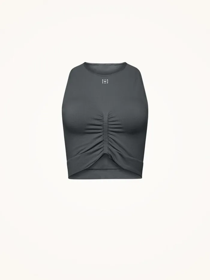Women Tops and Tshirts Wolford Body Shaping Top Sleeveless Titanium