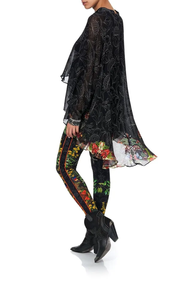 Women Tops Camilla Draped Button Front Blouse Blackheath Betty