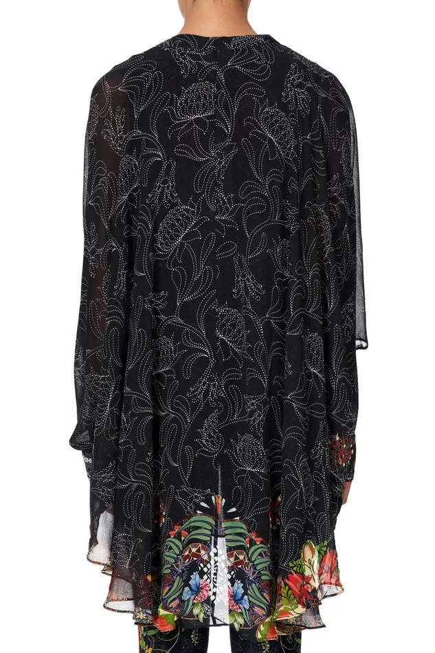 Women Tops Camilla Draped Button Front Blouse Blackheath Betty