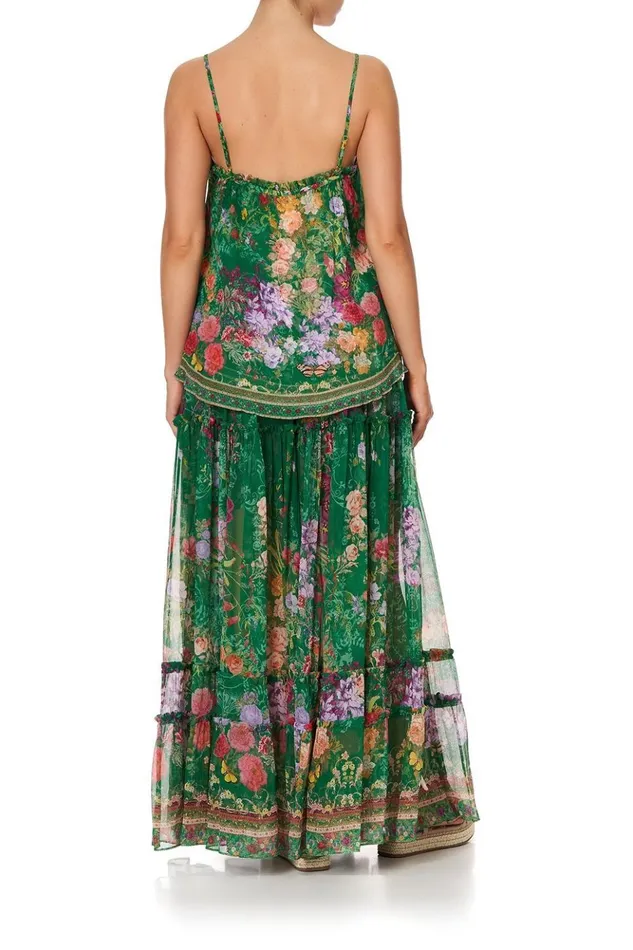 Women Tops Camilla Gathered Cami With Adjustable Straps Diaries From A Villa