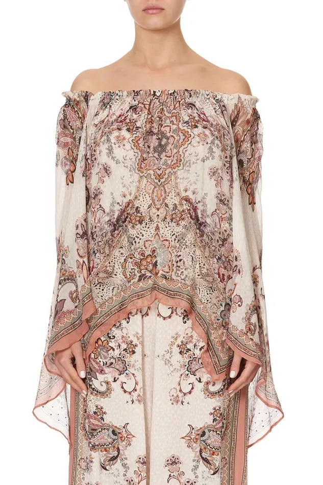 Women Tops Camilla Handkerchief Hem Blouse Tales Of Talitha