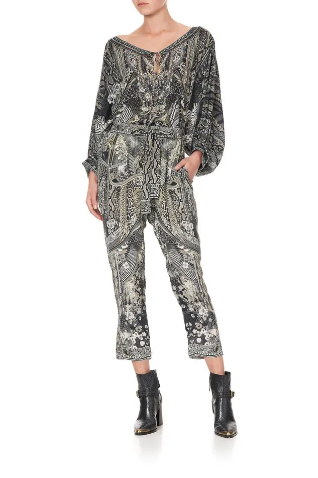 Women Tops Camilla Raglan Sleeve Blouse With Cuff One Tribe