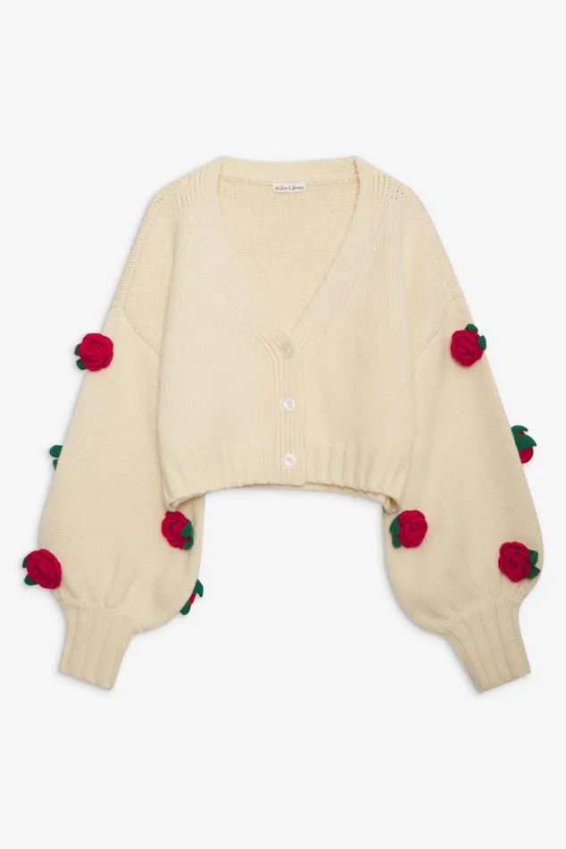 Women Tops For Love and Lemons Ellie Cardigan Ivory Women Tops For Love and Lemons Ellie Cardigan Ivory