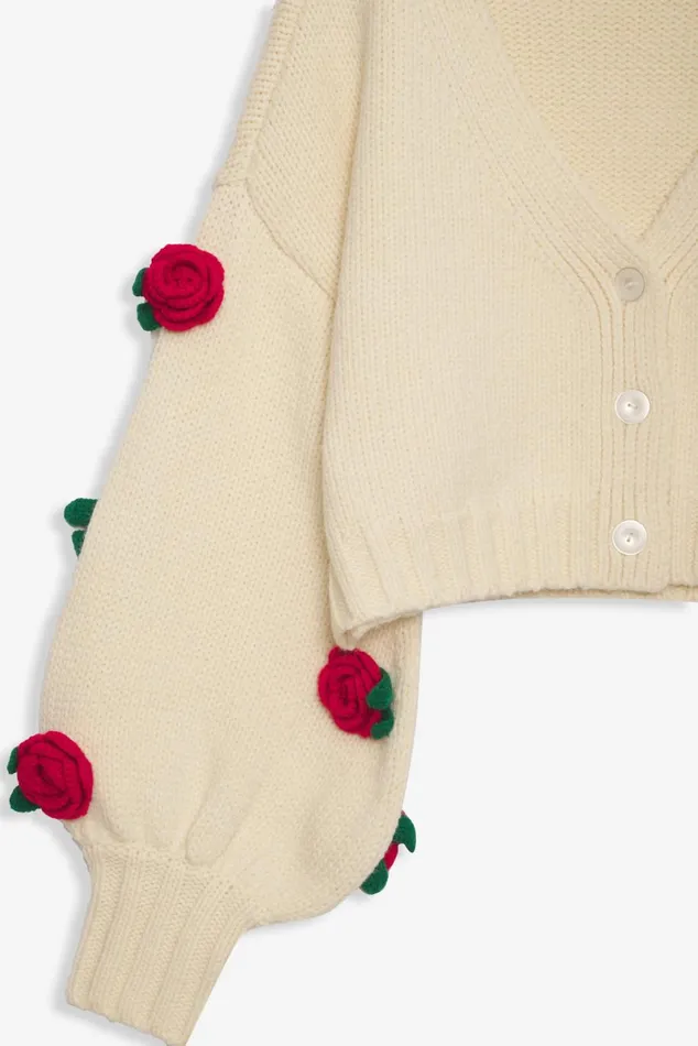 Women Tops For Love and Lemons Ellie Cardigan Ivory Women Tops For Love and Lemons Ellie Cardigan Ivory