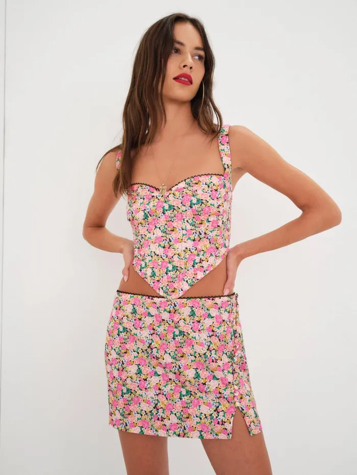 Women Tops For Love and Lemons Gladiola Corset Top Multi Women Tops For Love and Lemons Gladiola Corset Top Multi