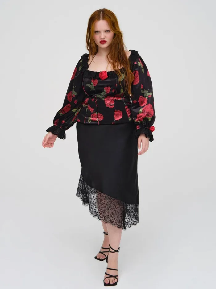 Women Tops For Love and Lemons Yara Top Black Women Tops For Love and Lemons Yara Top Black