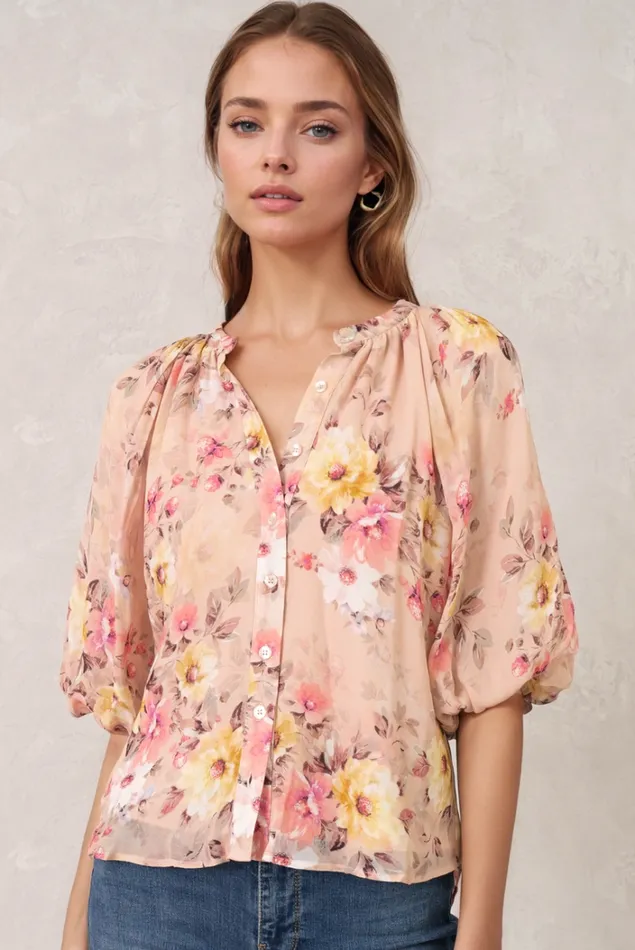 Women Tops YUMI KIM MADRID TOP New Day Blush