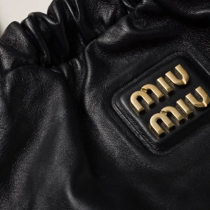 Women Totes Miu Miu Joie Nappa Leather Bag Black Women Totes Miu Miu Joie Nappa Leather Bag Black