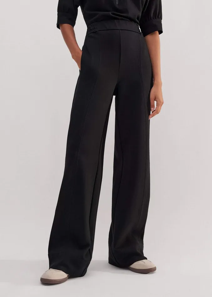 Women Travel Tailoring WideLeg Pant Swing Top Coord MEEM