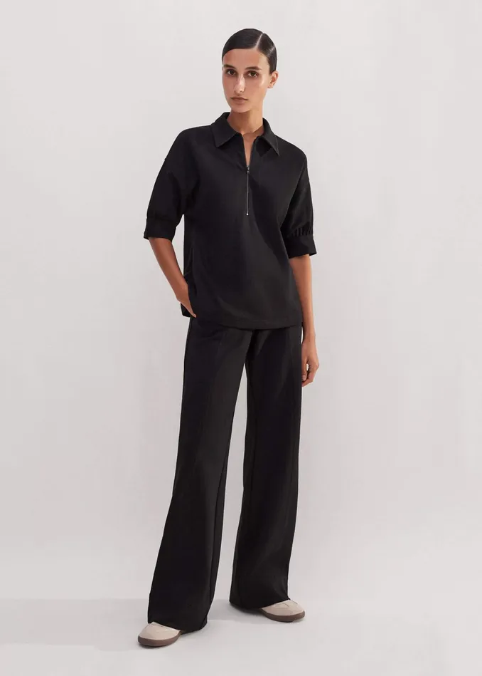 Women Travel Tailoring WideLeg Pant Swing Top Coord MEEM