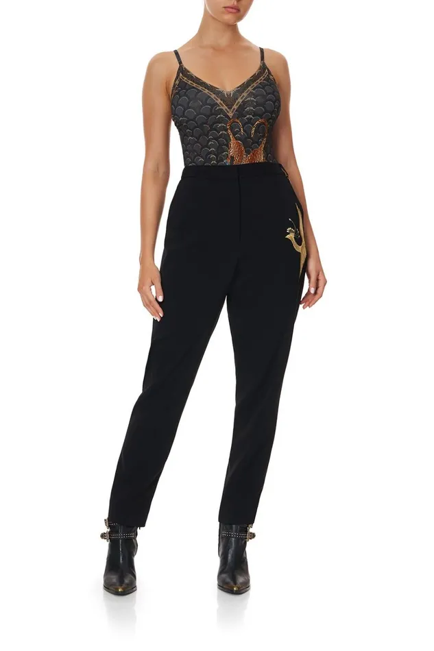 Women Trousers and Leggings Camilla Basic Drop Crotch Pant Wise Wings