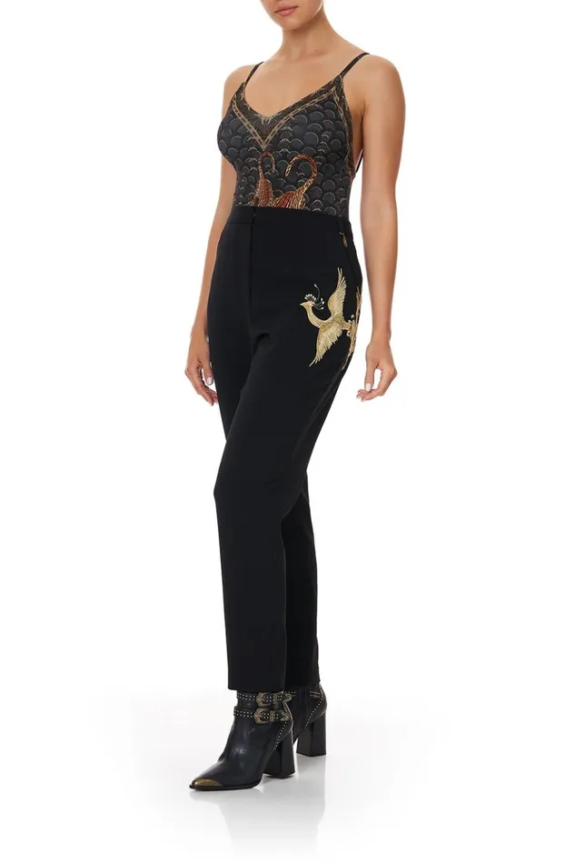 Women Trousers and Leggings Camilla Basic Drop Crotch Pant Wise Wings