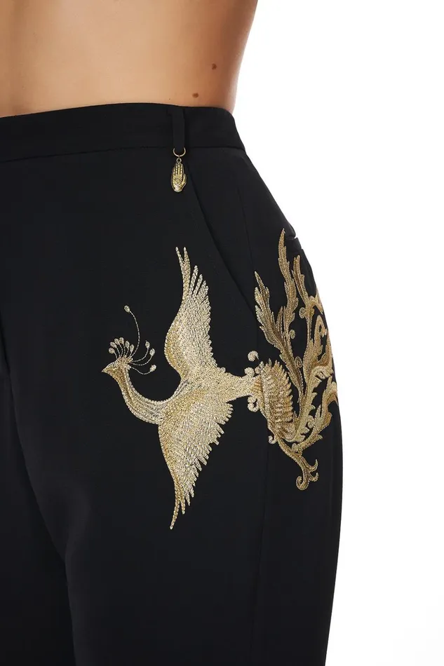 Women Trousers and Leggings Camilla Basic Drop Crotch Pant Wise Wings