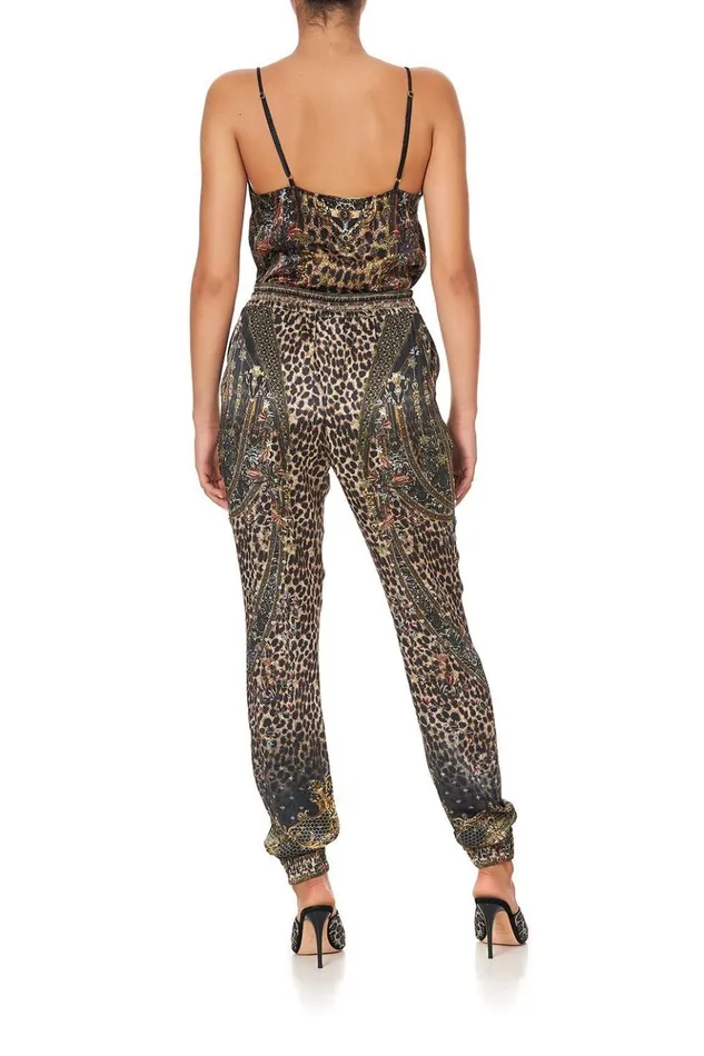 Women Trousers and Leggings Camilla Drawstring Pant With Ribbing Abingdon Palace