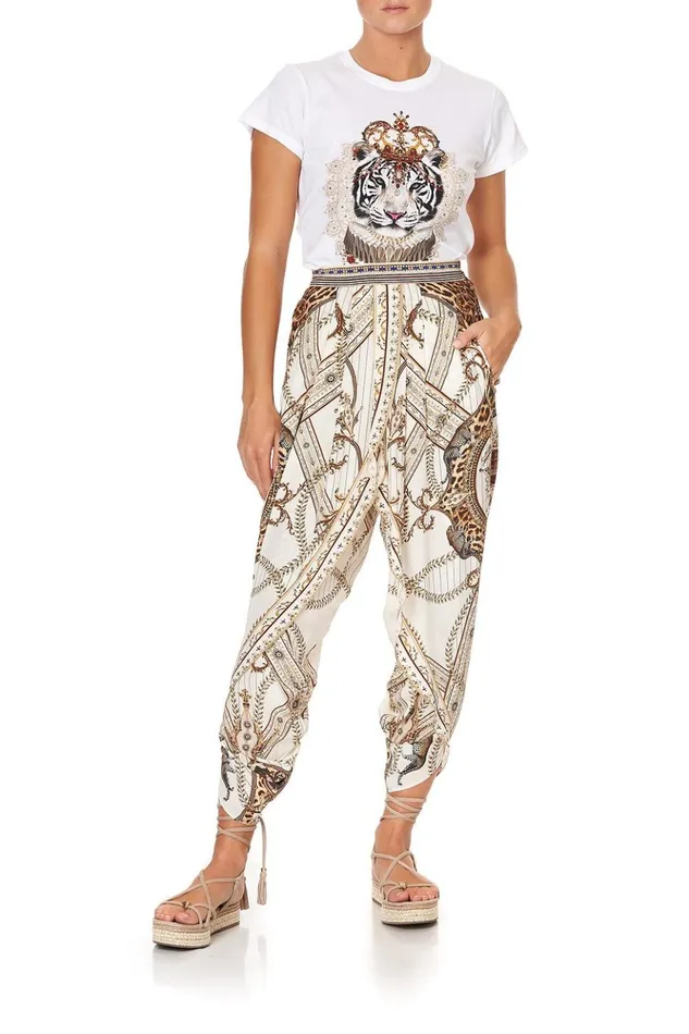 Women Trousers and Leggings Camilla Gathered Wrap Front Trouser Mind Your Manor