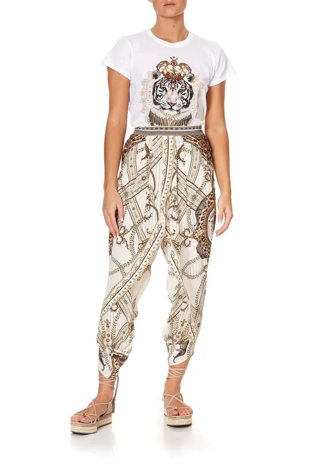 Women Trousers and Leggings Camilla Gathered Wrap Front Trouser Mind Your Manor