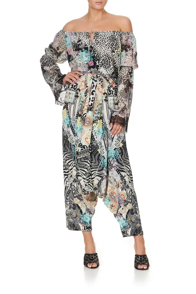 Women Trousers and Leggings Camilla Harem Pants Think Kinks