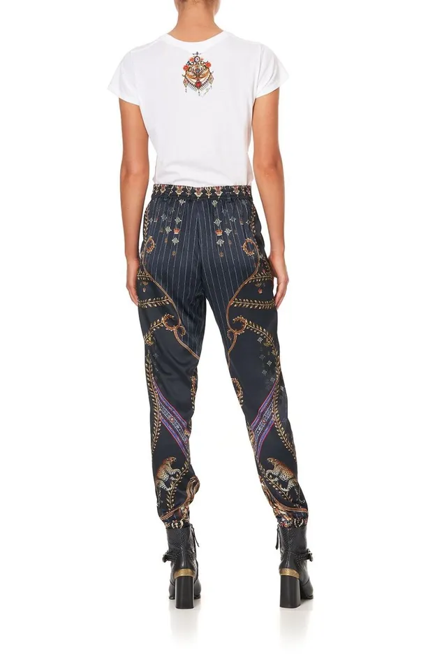 Women Trousers and Leggings Camilla Jogger With Encased Elastic Cuff Dining Hall Darling
