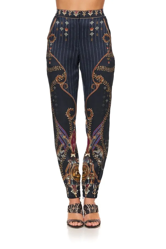 Women Trousers and Leggings Camilla Jogger With Encased Elastic Cuff Dining Hall Darling