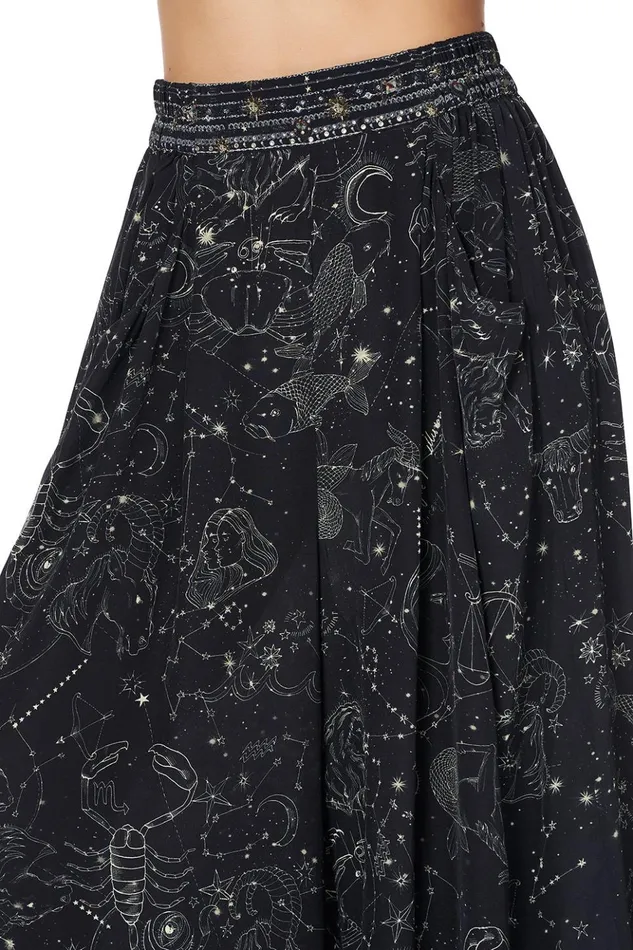 Women Trousers and Leggings Camilla Wide Leg Pant With Gathered Pockets Moon Set