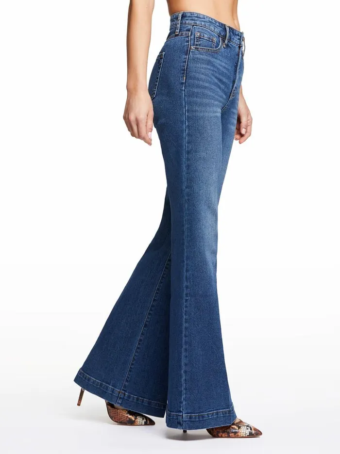 Women True Love Wide Leg Trouser Jeans In Sia Jessica Simpson Denim