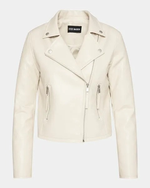 Women VINKA JACKET BONE Bone Steve Madden Jackets and Coats Women VINKA JACKET BONE Bone Steve Madden Jackets and Coats