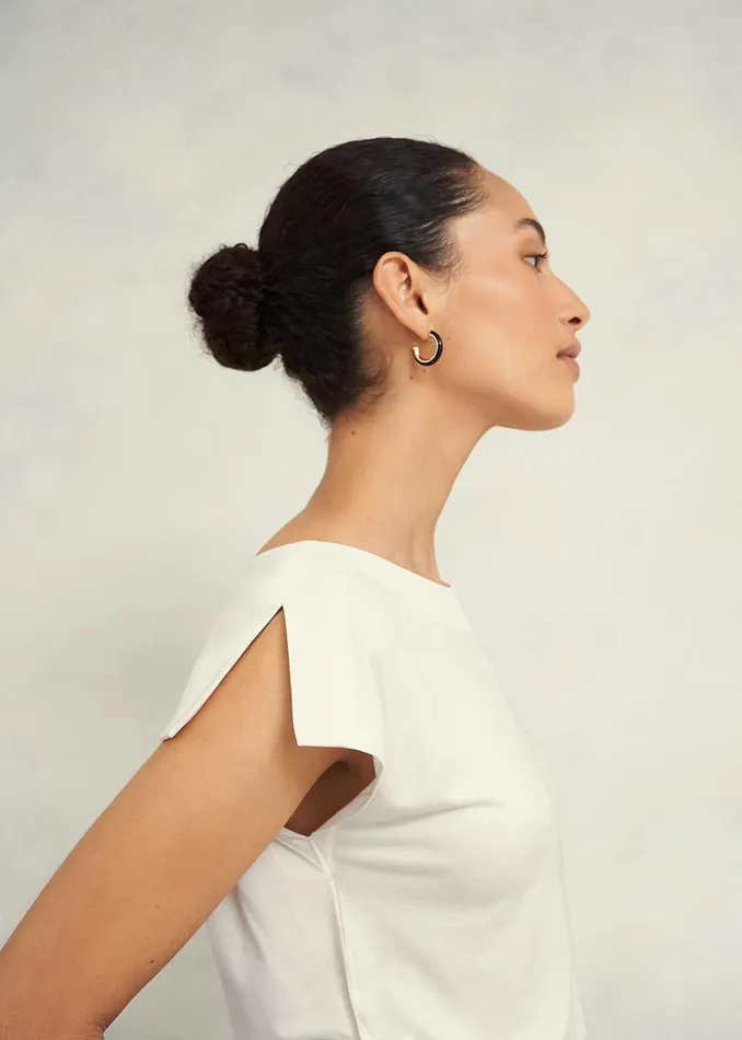 Women Viviana Top Ivory Hobbs Tops