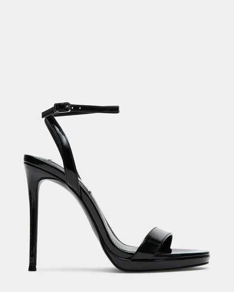 Women WAFER BLACK PATENT Black Patent Steve Madden Heels