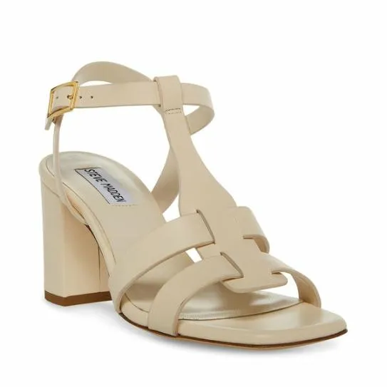 Women WAVERLY BONE LEATHER Bone Leather Steve Madden Heels Women WAVERLY BONE LEATHER Bone Leather Steve Madden Heels