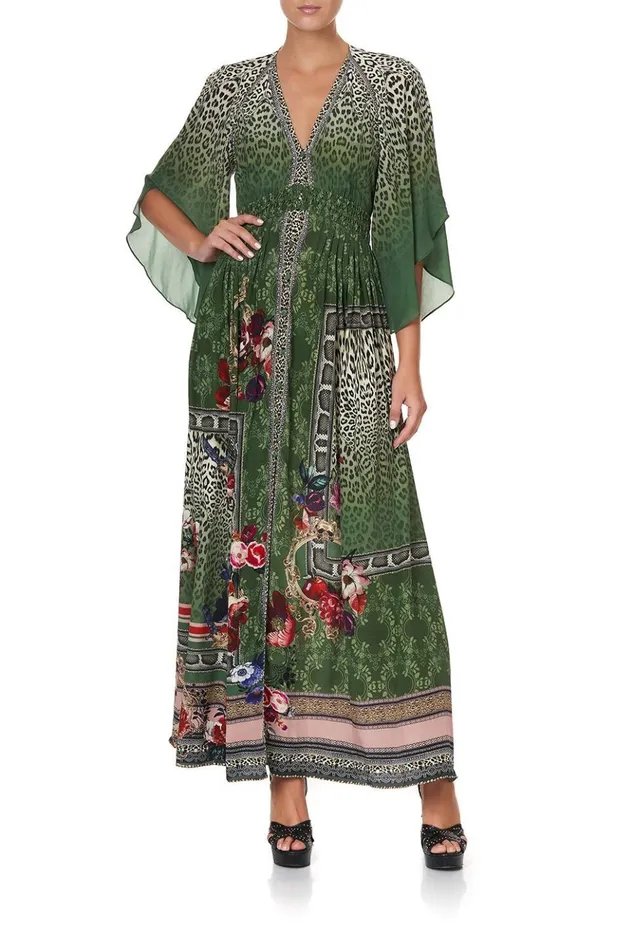 Women Wedding Guest Dresses Camilla Long Dress With Smocked Waist Tales Of Time
