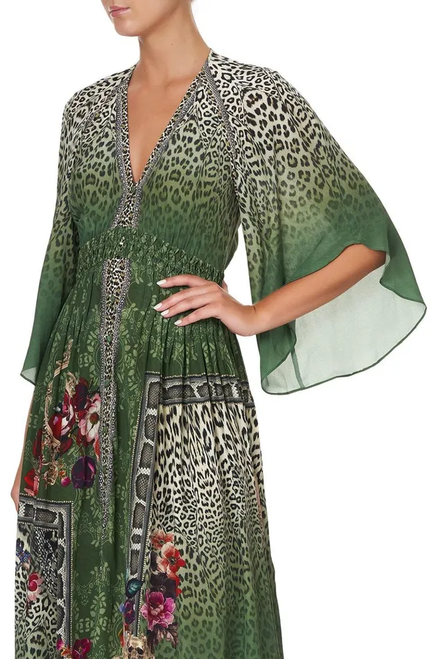 Women Wedding Guest Dresses Camilla Long Dress With Smocked Waist Tales Of Time