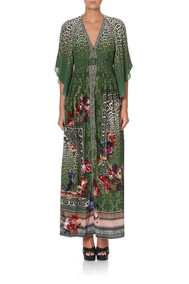 Women Wedding Guest Dresses Camilla Long Dress With Smocked Waist Tales Of Time