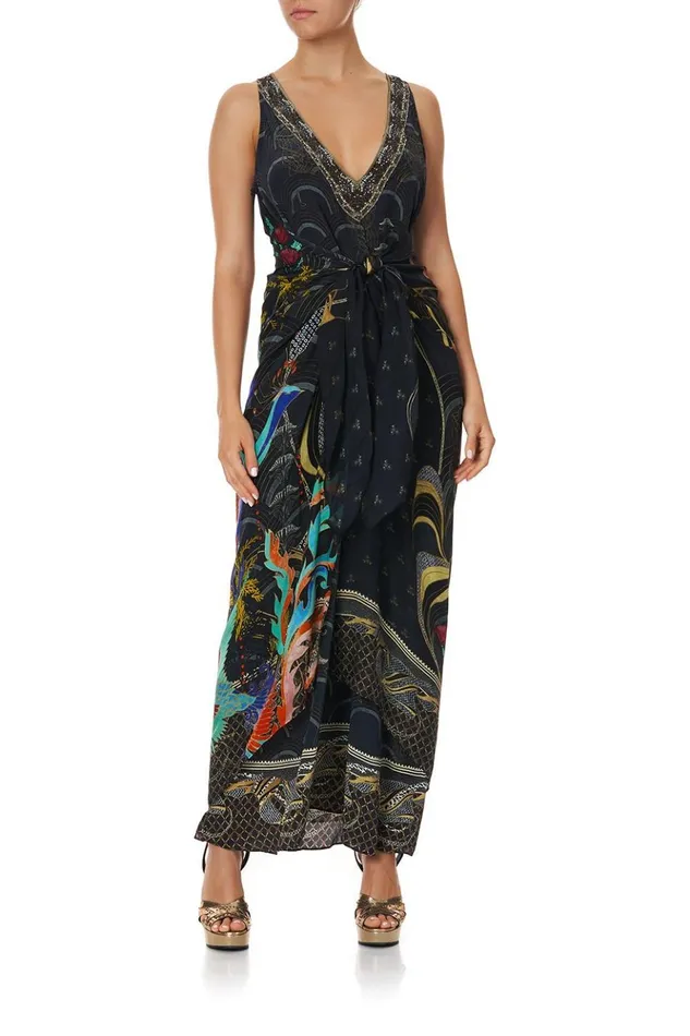 Women Wedding Guest Dresses Camilla Tie Front Multiwear Dress Wise Wings