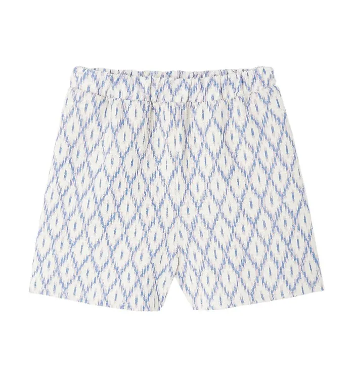 Women Woven Jersey Shorts 8211 Blue Print Promod Shorts Women Woven Jersey Shorts 8211 Blue Print Promod Shorts