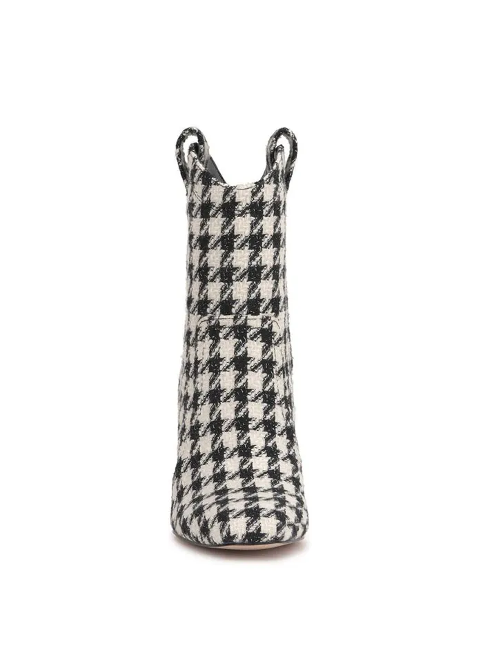 Women Xovira Heeled Bootie In Houndstooth Jessica Simpson Boots and Booties